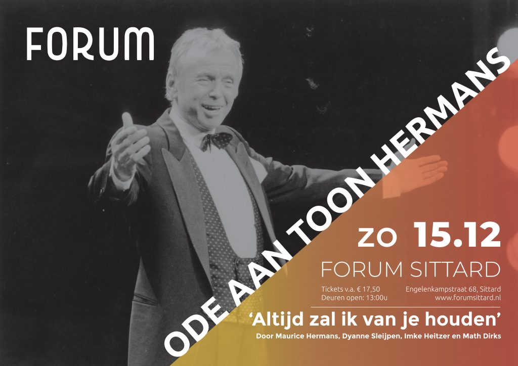 Altijd zal ik van je houden Ode aan Toon Hermans UIT Limburg